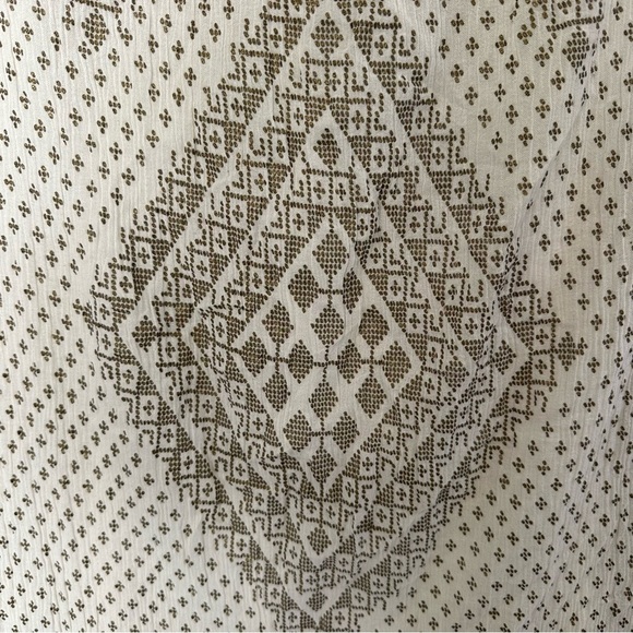 Mes Demoiselles Paris Sleeveless Ivory Summer Dress Drape Neck Size 38 US Size 6 - Picture 4 of 4